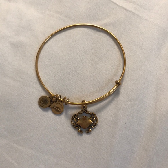 Gold Alex and Ani bracelet - Picture 1 of 2